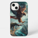Recherche de oiseau en vol iphone coques Paysage de montagne