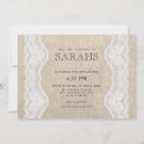 Recherche de lace bridal shower invitations Jolie