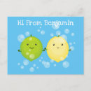Recherche de vert citron cartes postales Illustration
