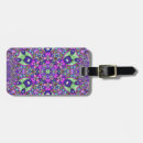 Recherche de fleur mandala bagages étiquettes Rose