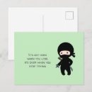 Recherche de ninjas cartes postales Japon