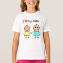 Recherche de jumelle de fille tshirts Mignon