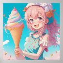 Recherche de fille de manga posters Japonais