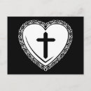 Recherche de croix gothique cartes postales Noir