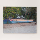 Recherche de bateau de pêche puzzles Plage