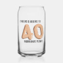 Recherche de 40 ans chopes Fête d'anniversaire