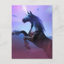 Recherche de cheval majestueux cartes postales Licorne
