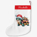 Recherche de tortues chaussette de noël Stockage