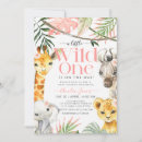 Recherche de baby pink invitations Safari