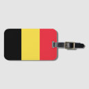 Recherche de drapeau de la belgique bagages étiquettes National