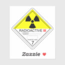 Recherche de symbole de rayonnement autocollants Nucléaire