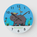 Recherche de hippopotames horloges Animal