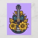 Recherche de ukulele cartes postales Tropical