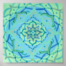 Recherche de mandala bleu art Zen