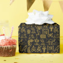 Recherche de hiéroglyphes papier cadeau Pyramide