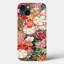 Recherche de fleurs de cerisier rouges iphone coques Blanc