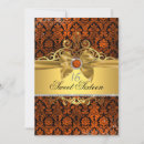 Recherche de damask 16ans anniversaire invitations Tiare