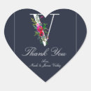 Recherche de monogramme v autocollants Élégant