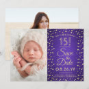 Recherche de purple gold quinceanera invitations Mis quince