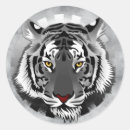 Recherche de tigre blanc autocollants Faune