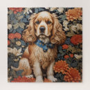 Recherche de cocker puzzles Floral