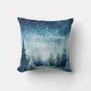 Recherche de paysage de neige coussins Scène hivernale