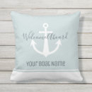 Recherche de bateau à voile décoration coussins Accueil à bord