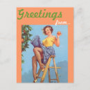 Recherche de pin cartes postales Pinup