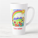 Recherche de naturel tasses Arc en ciel
