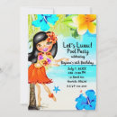 Recherche de hula girl invitations Été