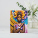 Recherche de femmes africaines cartes postales Violet