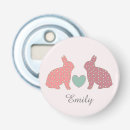 Recherche de lapins ouvre bouteilles Rose