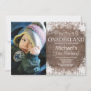Recherche de winter onederland invitations Fête d'anniversaire