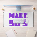 Recherche de typographie vintage tapis souris Esthétique