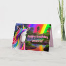 Recherche de grande fille vœux cartes Licorne