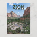 Recherche de parc national de zion cartes postales Randonnées