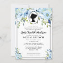Recherche de blue bridal shower invitations Brunch nuptial