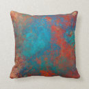Recherche de bleu orange coussins Turquoise