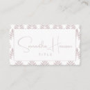 Recherche de motif simple cartes visite Typographie