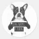 Recherche de bouledogue francais autocollants Animal