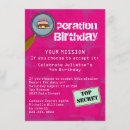 Recherche de secret anniversaire invitations Mission