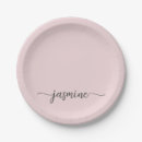 Recherche de monogrammes assiettes Simple minimaliste