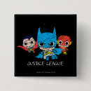 Recherche de ligue de justice badges Chibi batman