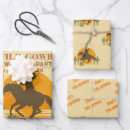 Recherche de western cowboy papier cadeau Selle up