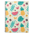 Recherche de motif tropical carnets Amusant