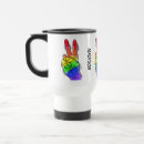 Recherche de peace sign tasses Main