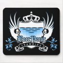 Recherche de bière tapis souris Rouge