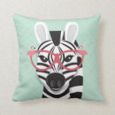 Recherche de zèbre noir et blanc coussins Pour enfants