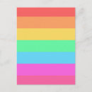 Recherche de rayures multicolores cartes postales Rayé