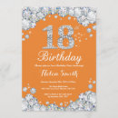 Recherche de orange invitations Fête d'anniversaire